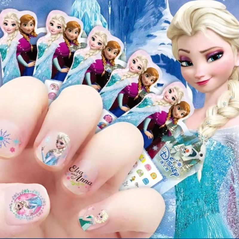 Elsa Gadget - Adesivos de Unha de Maquiagem da