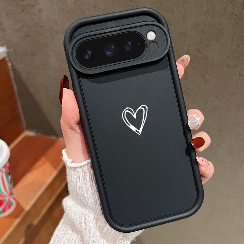 Google Pixel 9 Pro - Simples padrão de amor caso macio