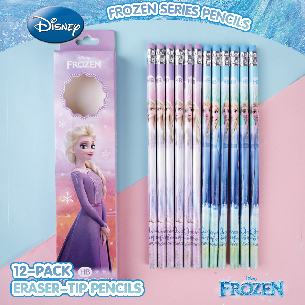Elsa Gadget - 12 Lápis HB da Disney Frozen