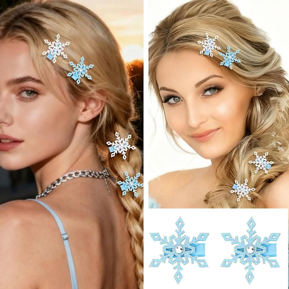 2 presilhas de cabelo infantis - Elsa Gadget avaliação e preço